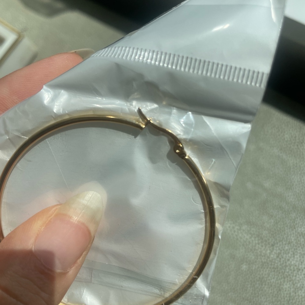 Large Gold Hoops
